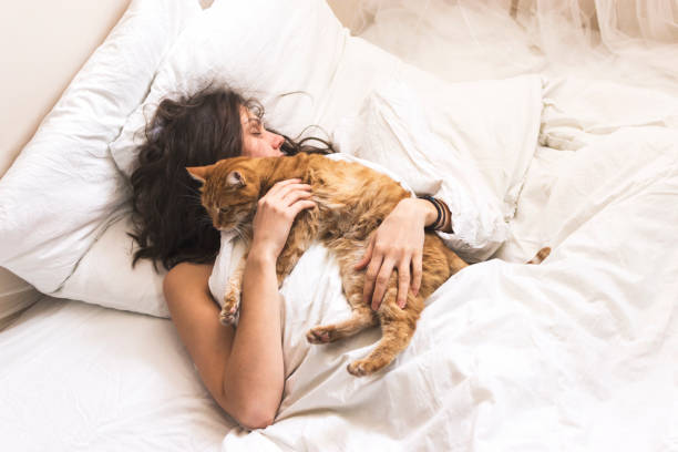 istock Woman in her bed 899176854