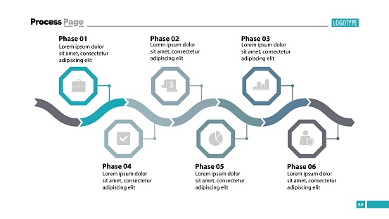 6 Phase Process Graphics Six Phase Process Chart Stock Illustration - Download Image Now ...