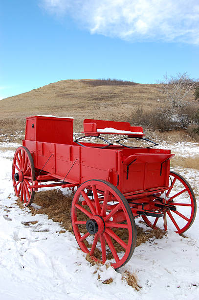 istock Horse cart 89918255