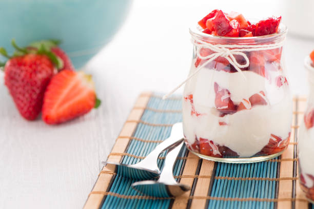istock Strawberries desert with cream 899187722