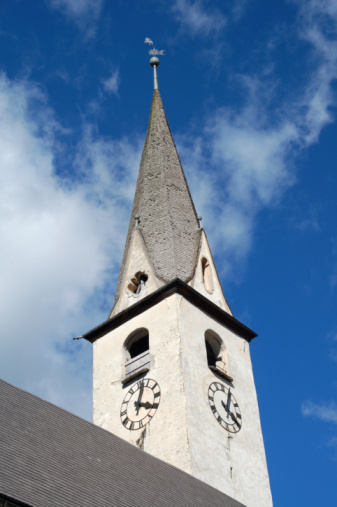 The belfry, clock tower, town of Evreux, department of Eure, France
