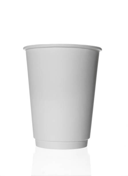 istock Paper or Plastic cup isolated on white background, white disposable cup 899192492