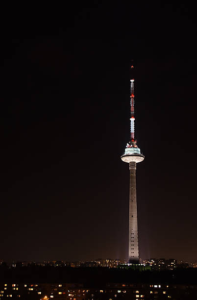 Tv tower stock photo