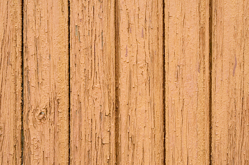 Craced wooden wall