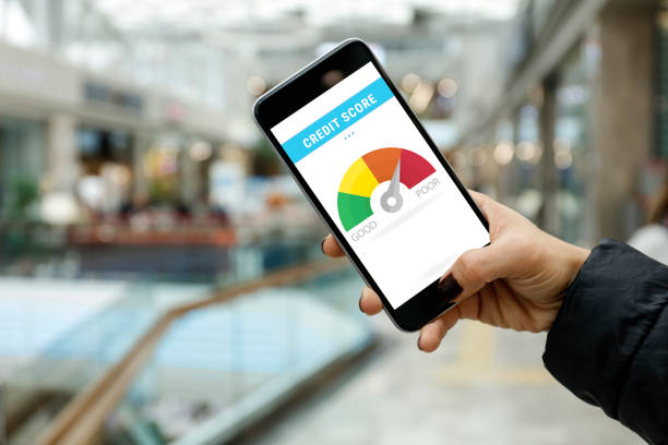 istock Smart Phone Showing Credit Score On A Screen 899199052