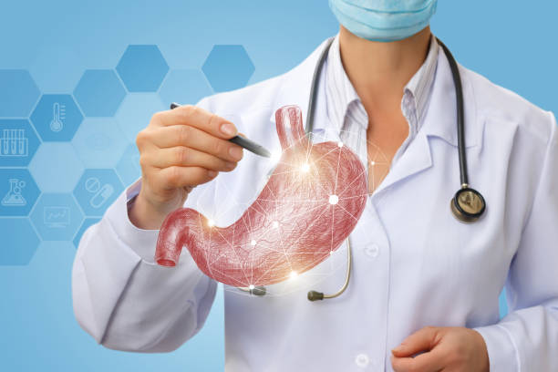 istock Urologist draws the human stomach . 899199382