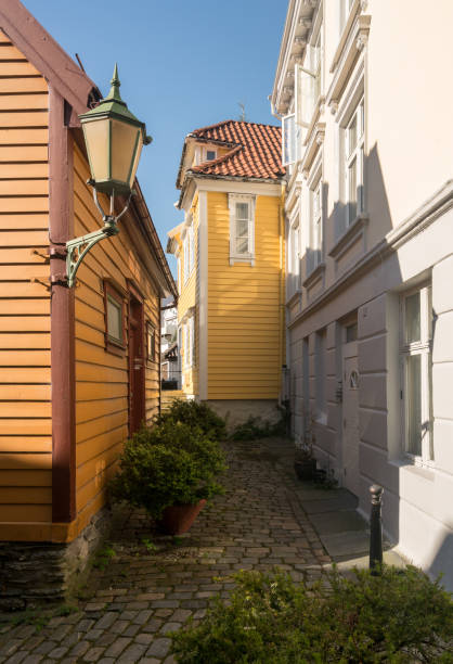 istock Cobblestone street in Bergen Norway 899199418