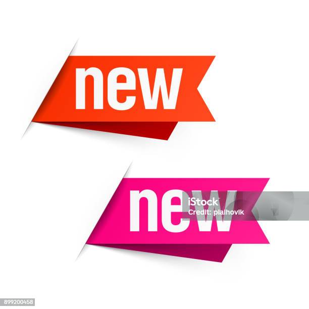 Neue Marken Stock Vektor Art und mehr Bilder von Neu - Neu, Icon, Etikett