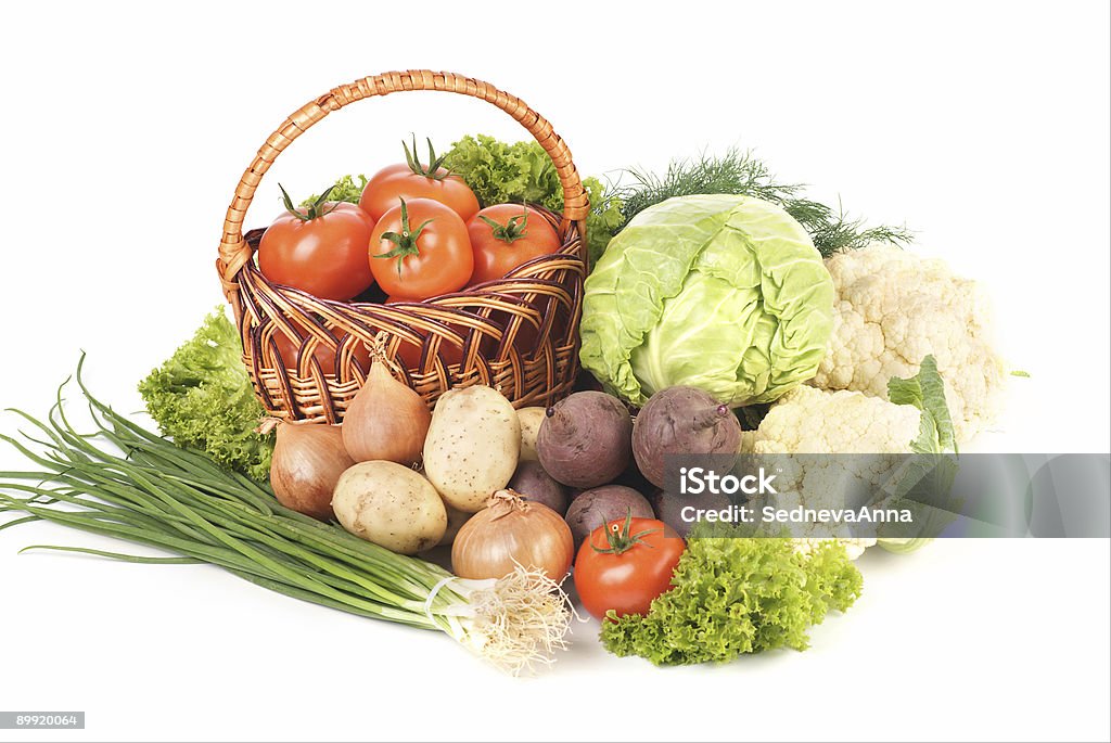 Variedade de novos produtos hortícolas - Royalty-free Alimentação Saudável Foto de stock