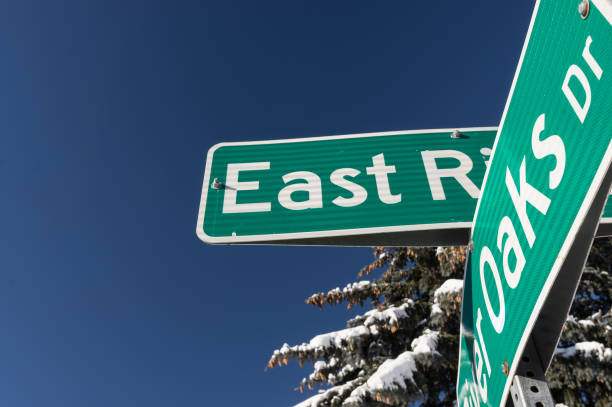 istock Street signs at a road juntion 899200868