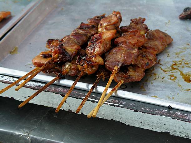 istock chicken satays on Khao San Road 89920158