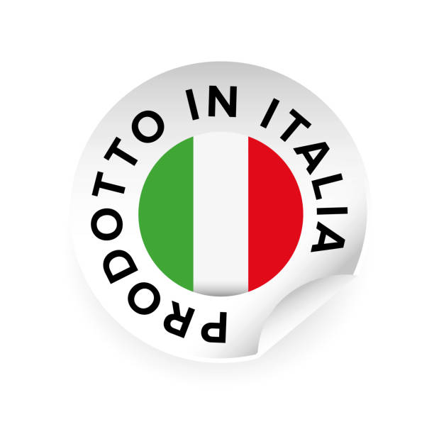 Made in Italy Italian language Prodotto in Italia Made in Italy ( Italian language: Prodotto in Italia) vector italie stock illustrations
