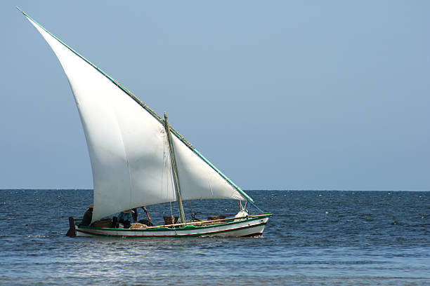 istock Sailing boat in Tunisian sea 89920664