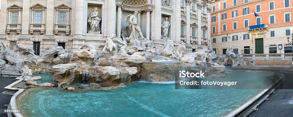 Fonte de Trevi, Roma - Foto de stock de Fontana de Trevi royalty-free