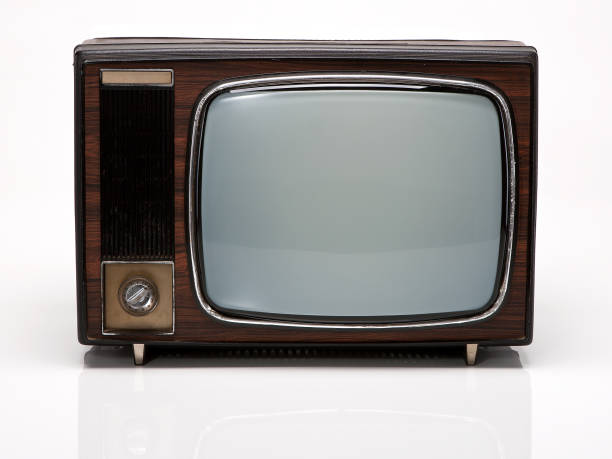 istock Old TV isolated on White Background. 899211514