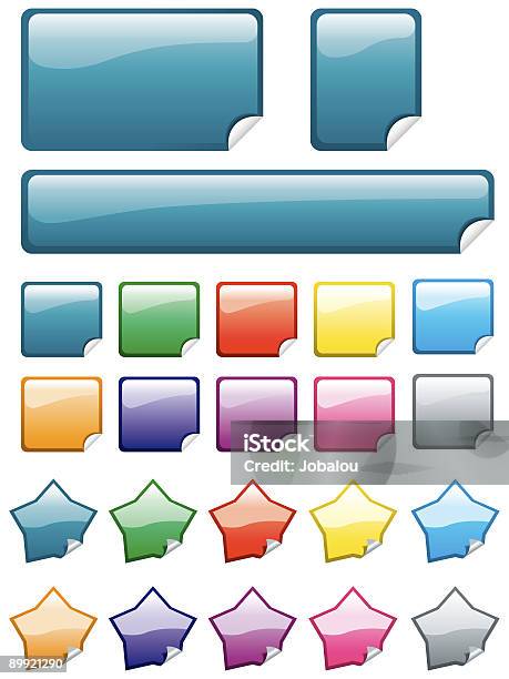 Shiny Sticker Vector Shiny Sticker Badge Stock Illustration - Download Image Now - Badge ...