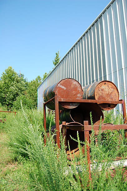 istock Industrial Barrels/Oil Drums 89922373