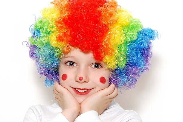 istock The cheerful clown on a light background 89922417