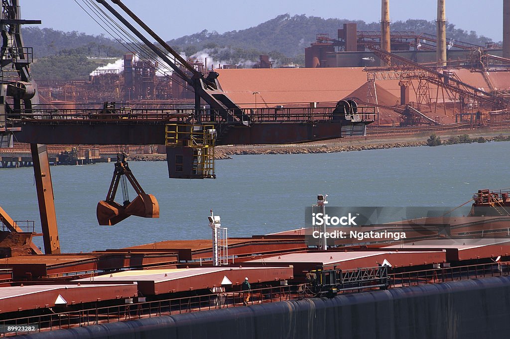 Bauxite Handhabung - Lizenzfrei Gladstone - Michigan Stock-Foto