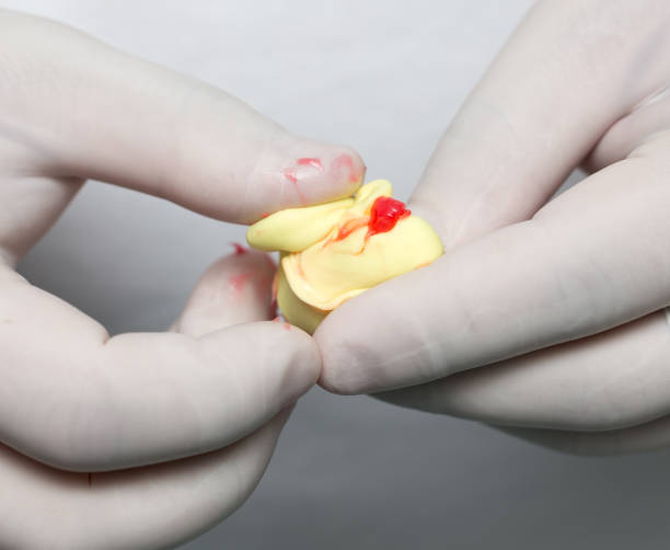 istock doctor makes a plastic prosthetic dentistry 899235070