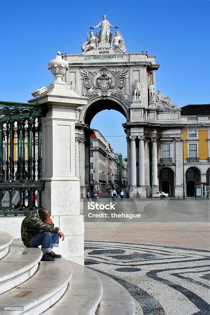 UNTEN UND AUSSERHALB in Lissabon - Lizenzfrei Armut Stock-Foto