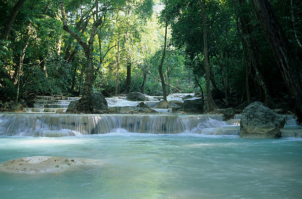 erawan falls - travel travel locations nature erawan zdjęcia i obrazy z banku zdjęć