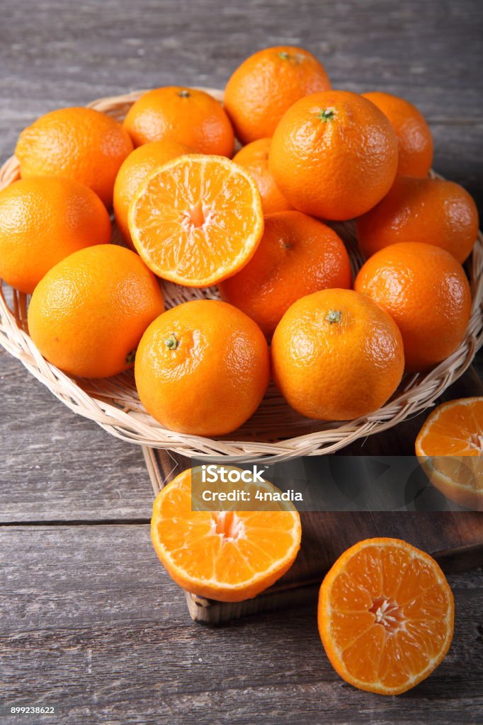 Tangerine fruits Orange - Fruit Stock Photo