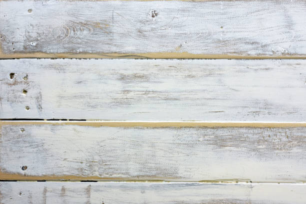 istock Old Weathered White Wood Background 899239696