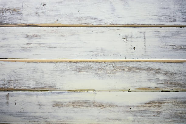 istock Old Weathered White Wood Background 899239698