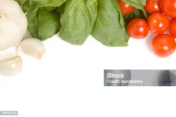 Italiano Cozinha - Fotografias de stock e mais imagens de Alho - Alho, Branco, Colorido