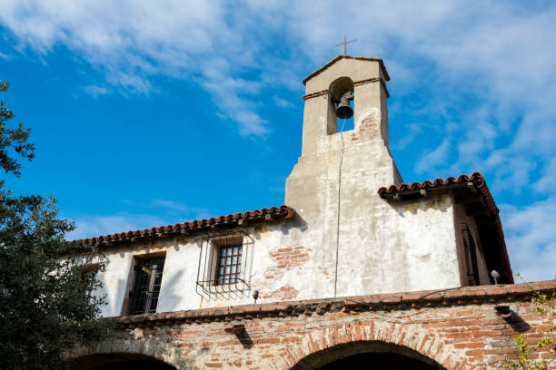 istock Bell tower in San Juan Capistrano mission 899243520