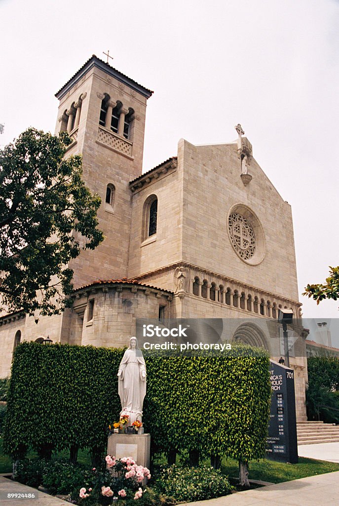 Chiesa di Santa Monica Santa Monica, CA - Foto stock royalty-free di Cattedrale