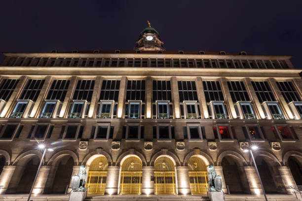 istock dresden germany historic townhall at night 899246320