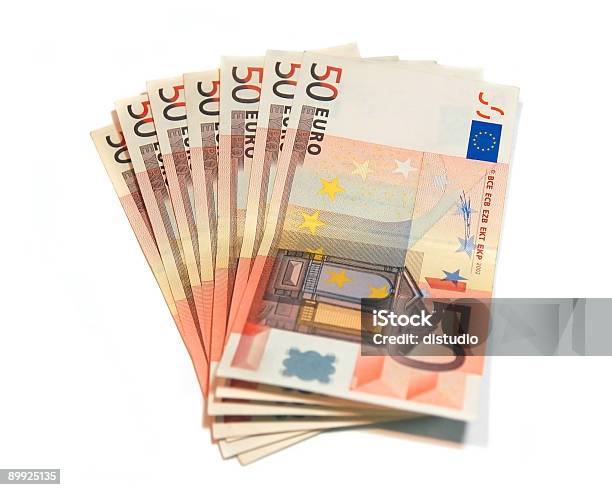Euro Bank Notes Stock Photo - Download Image Now - Money Roll, European Union Currency, Euro Symbol