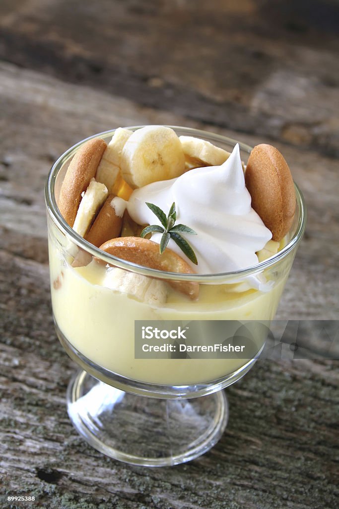 Pudding à la banane - Photo de Mousse libre de droits