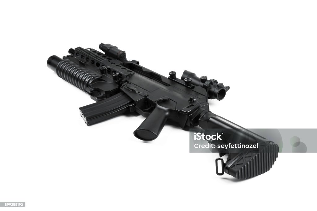 Assult Rifle Fort Assault Rifle Stock Photo - Download Image Now - Alloy, Armed Forces ...