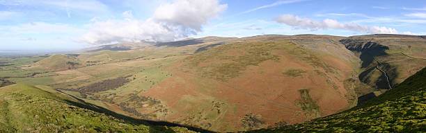 Montes Peninos Norte, do Dufton Pike, Cumbria - foto de acervo