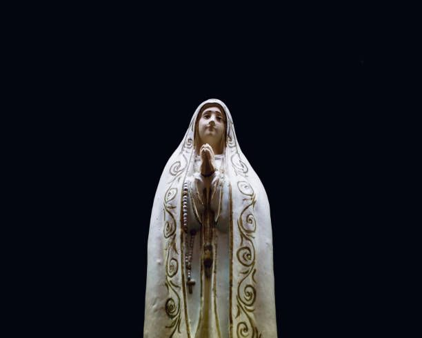 Profile view of Virgin Mary