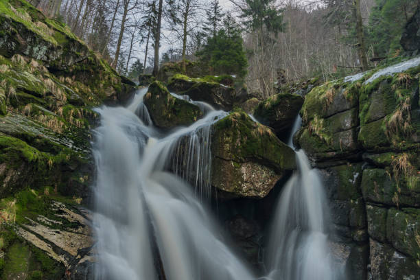 istock Waterfall of Cerny creek in Jizerske mountains 899259112