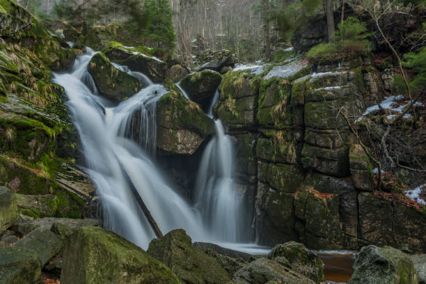 istock Waterfall of Cerny creek in Jizerske mountains 899259210