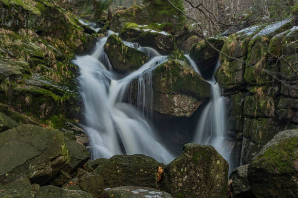 istock Waterfall of Cerny creek in Jizerske mountains 899259250