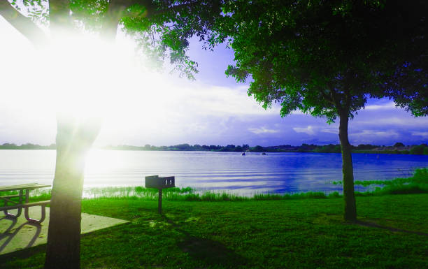 istock sunset at the lake 899262856