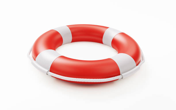 istock Life Buoy Isolated On White Background 899266512