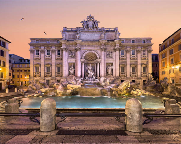 istock Trevi Fountain and Piazza di Trevi, Rome 899266796