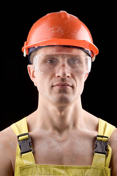 Builder stock photo