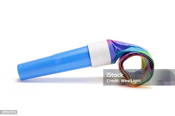 Party Blower Stock Photo - Download Image Now - Party Horn Blower, Cut Out, Party - Social Event