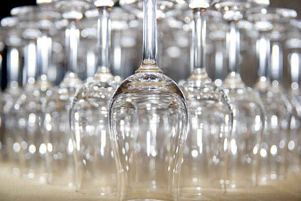 istock Pyramid of Glasses Closeup 89927090