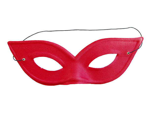 ROSSO CARNEVALE Maschera - foto stock