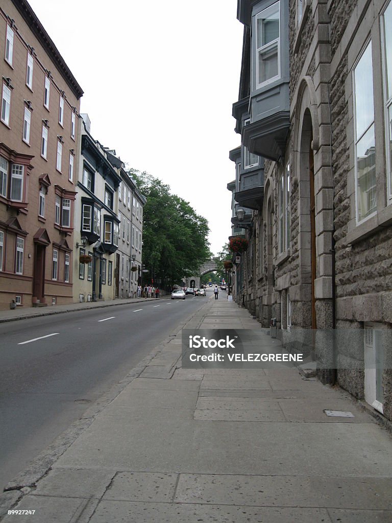 Straßen von quebec - Lizenzfrei Alt Stock-Foto