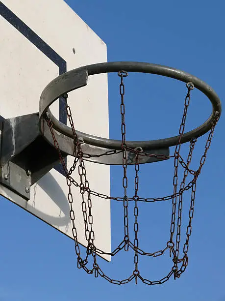 Photo of basketball hoop
